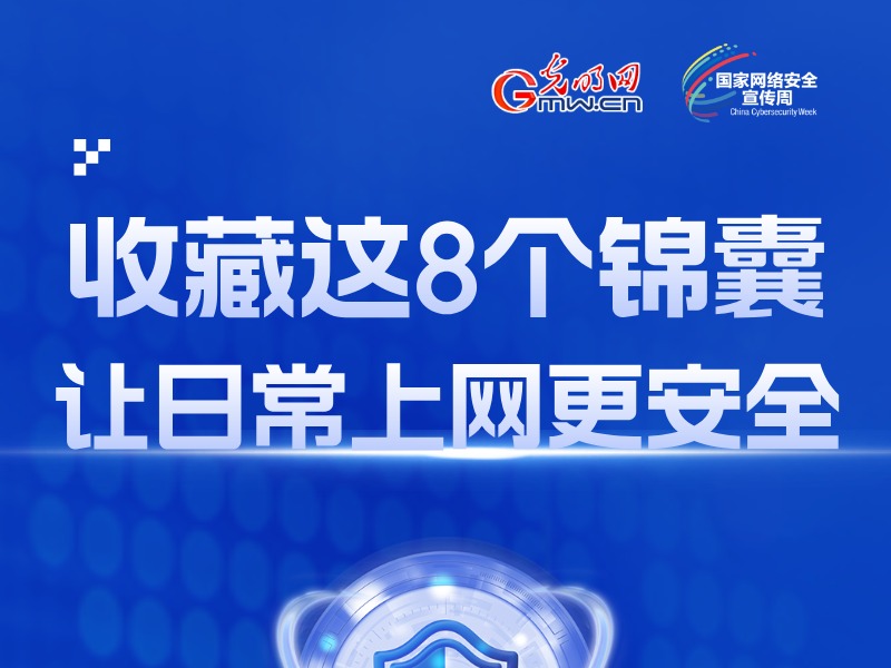 【2025网络安全宣传周】一图读懂｜@所有人，收藏这8个锦囊，让日常上网更安全